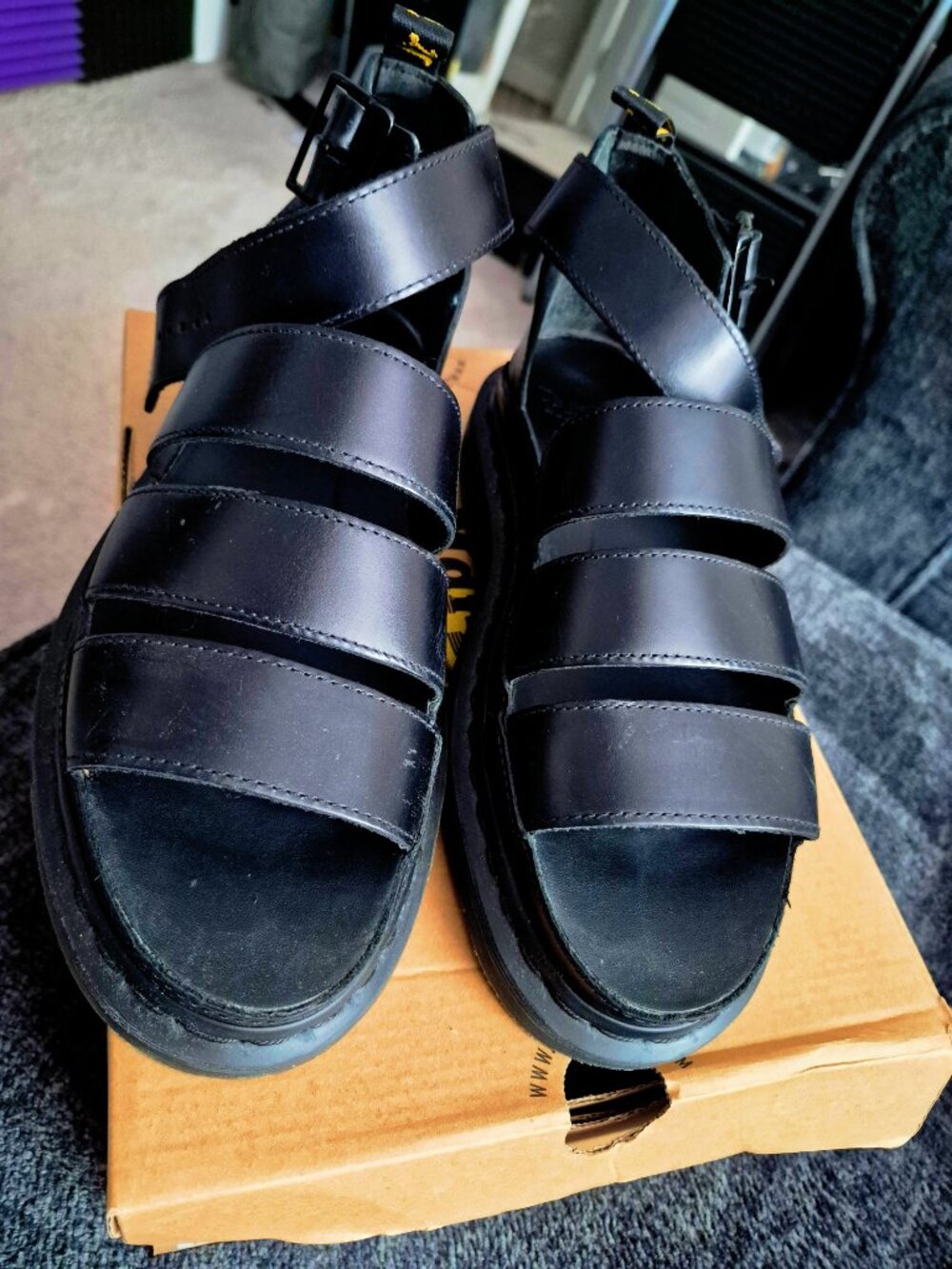 Dr. Martens Vegan Clarissa II Platform Sandal - Size 10